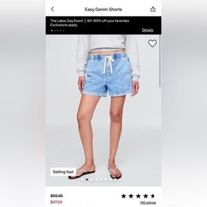 Denim Blue Women's Shorts